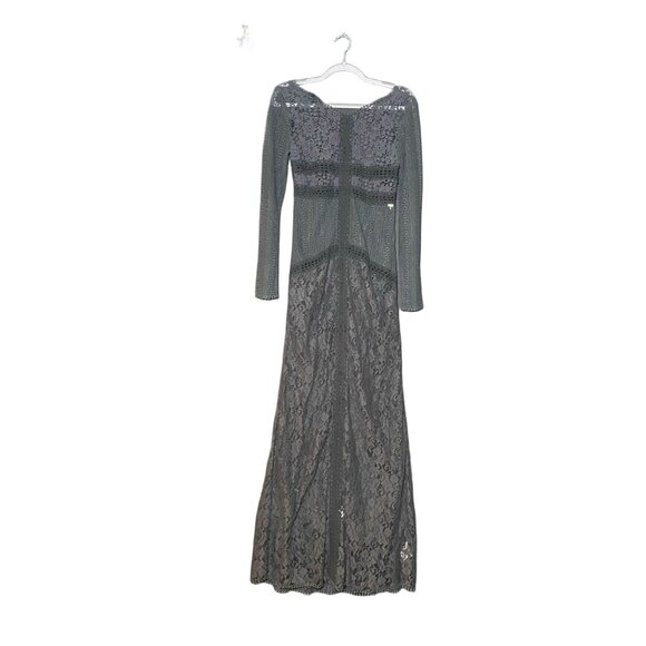 LIU •JO Black Long Sleeve Lace Dress EU Sz 42 US Sz 10 NWT - Picture 2 of 2